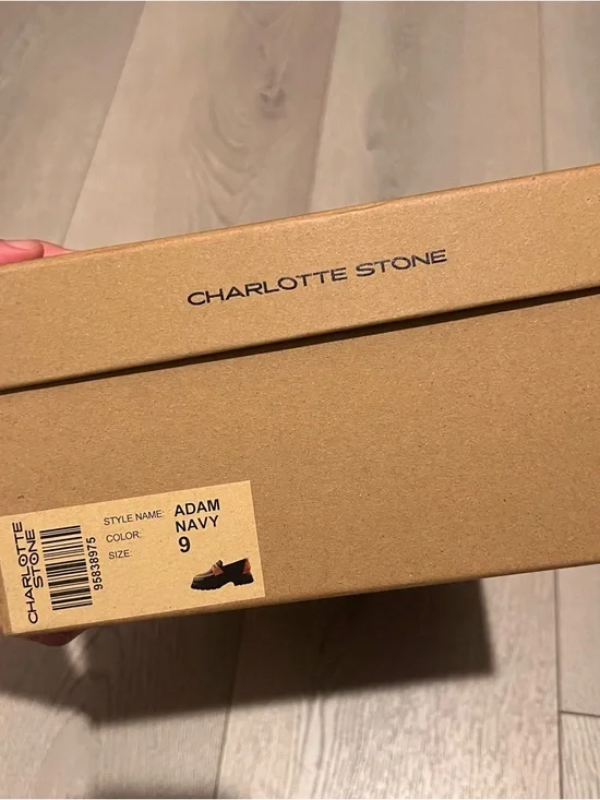 Charlotte Stone Adam Platform Loafers Multi Color Leather Size 9 NIB - Picture 6 of 6